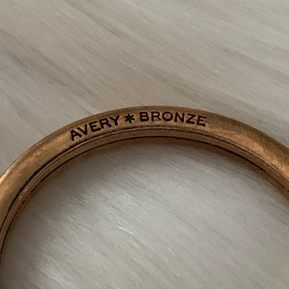 James Avery Rare Bronze Keychain We Love You Gem